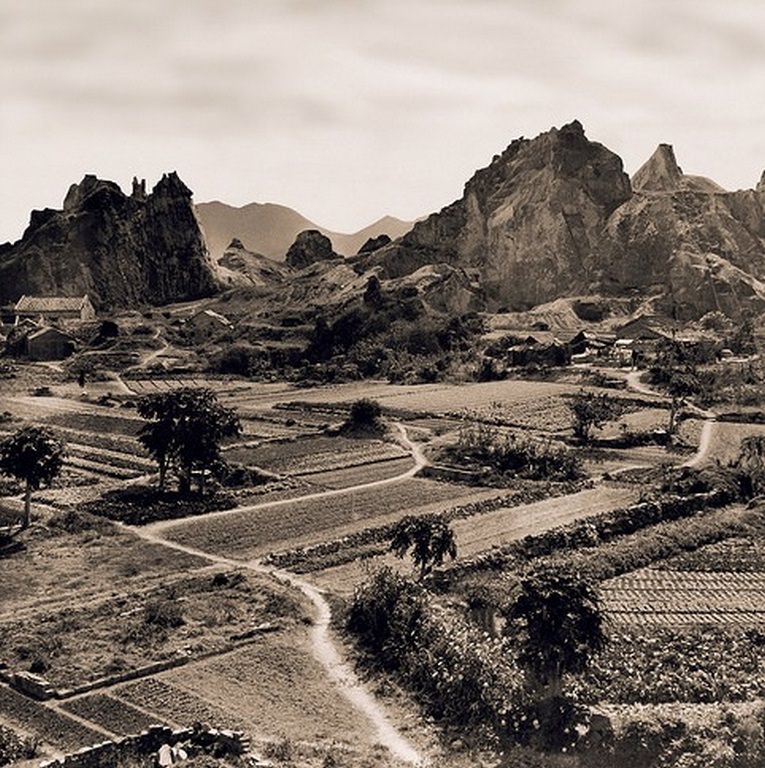 #60 View of an Old Village, Kowloon Peninsula, Hong Kong, 1946