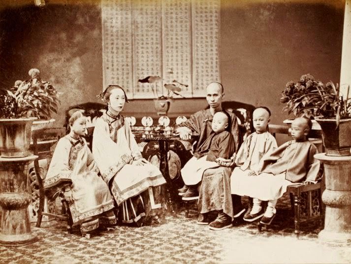 #9 Merchant and his family, Canton, Milton Miller, 1860