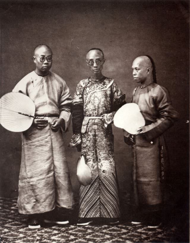 #8 Chinese translators, Canton, 1861