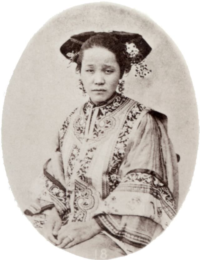 #11 Manchu or Tatar lady, 1868
