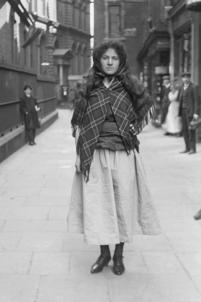 #15 The Suffragette Barbara Ayrton dressed as a fisher girl to promote the Women’s Exhibition, May 1909