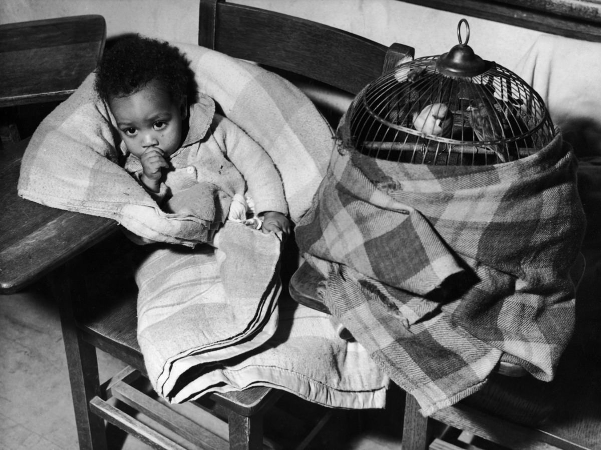#17 A young child displaced in Louisville, Kentucky, at the time of the Great Ohio River Flood of 1937.