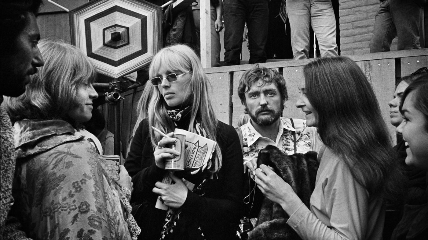 #9 Brian Jones, Nico, Judy Collins and Dennis Hopper. Hopper based his character in Apocalypse Now on Marshall.