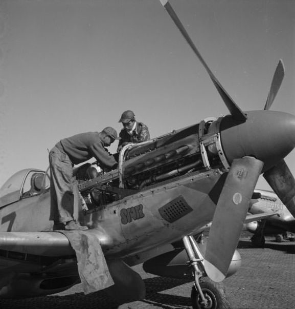 #22 Tuskegee airmen Marcellus G. Smith and Roscoe C. Brown