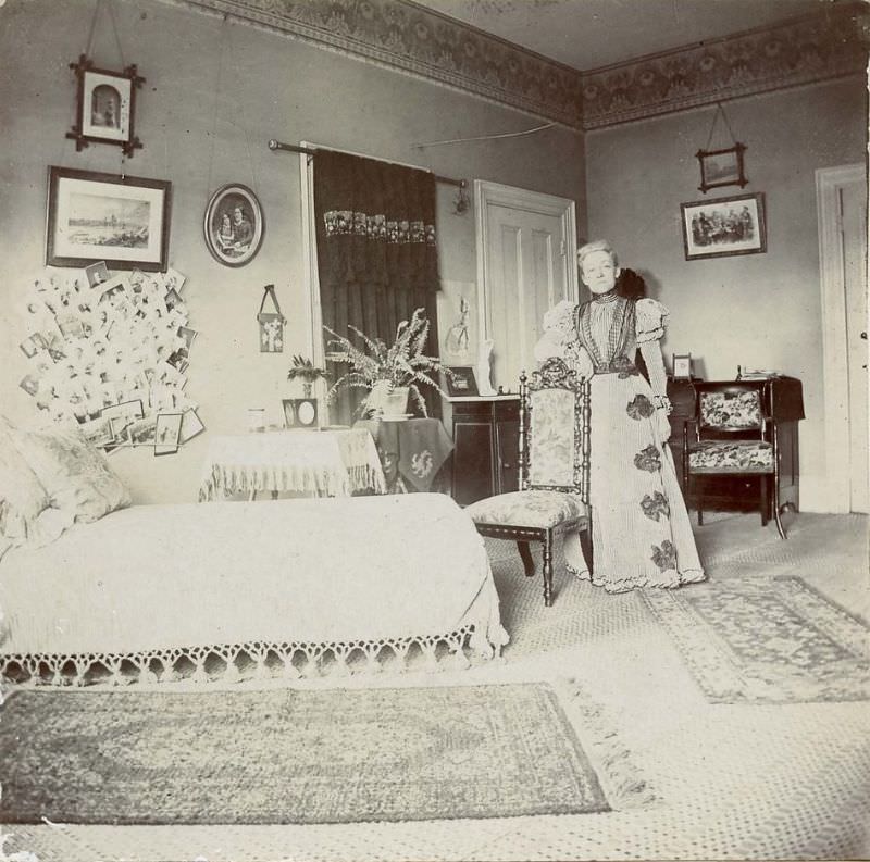 #28 Woman standing in room