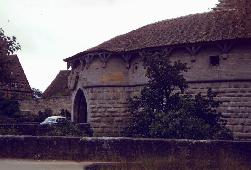 #85 The Spital Bastion, Rothenburg ob der Tauber, 1960s