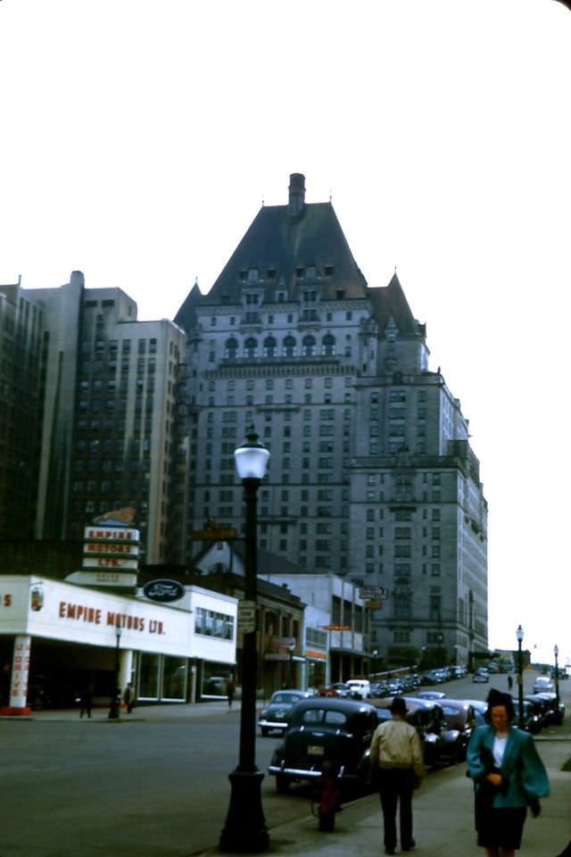 #24 Vancouver. Hotel Vancouver on Burrard Street, 1947