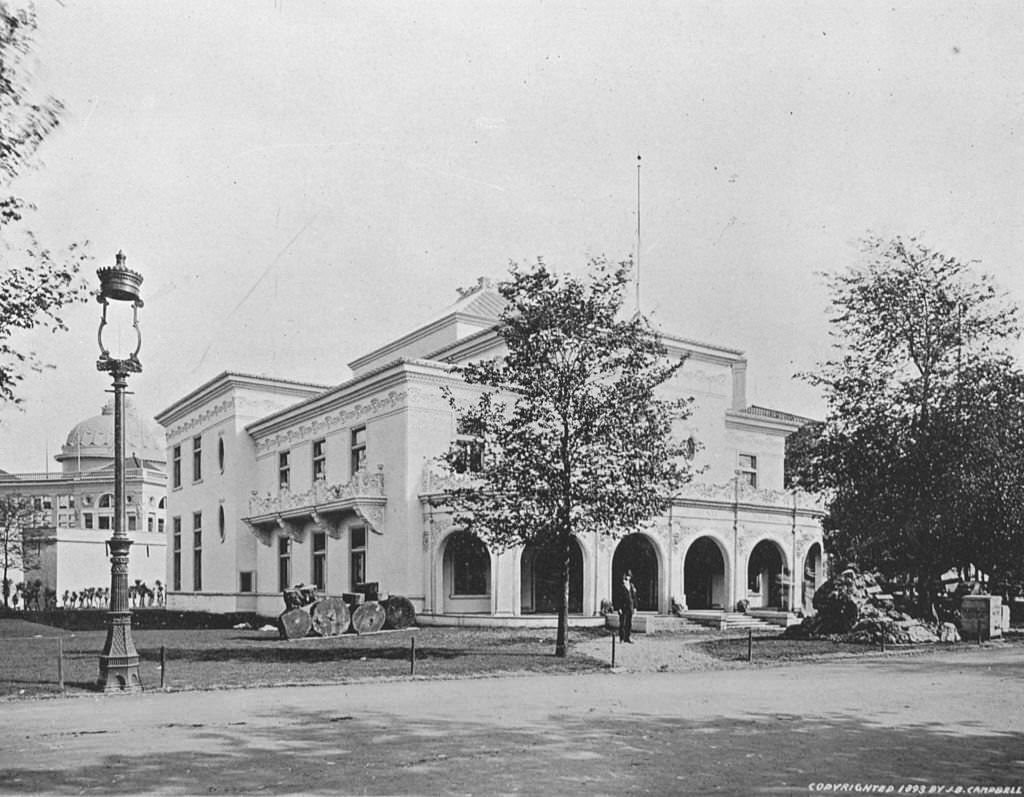 #113 The Arkansas State Building at the World’s Columbian Exposition in Chicago, Illinois, 1893.