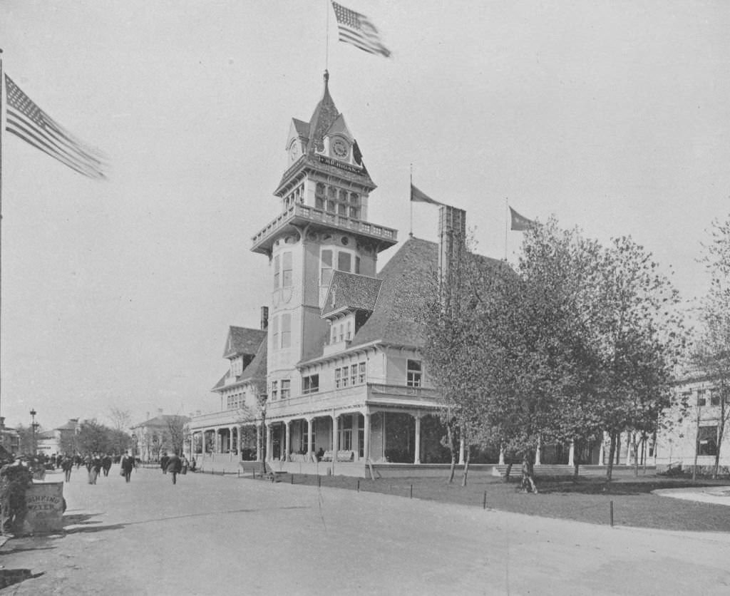 #80 The Michigan State Building at the World’s Columbian Exposition in Chicago, 1893.