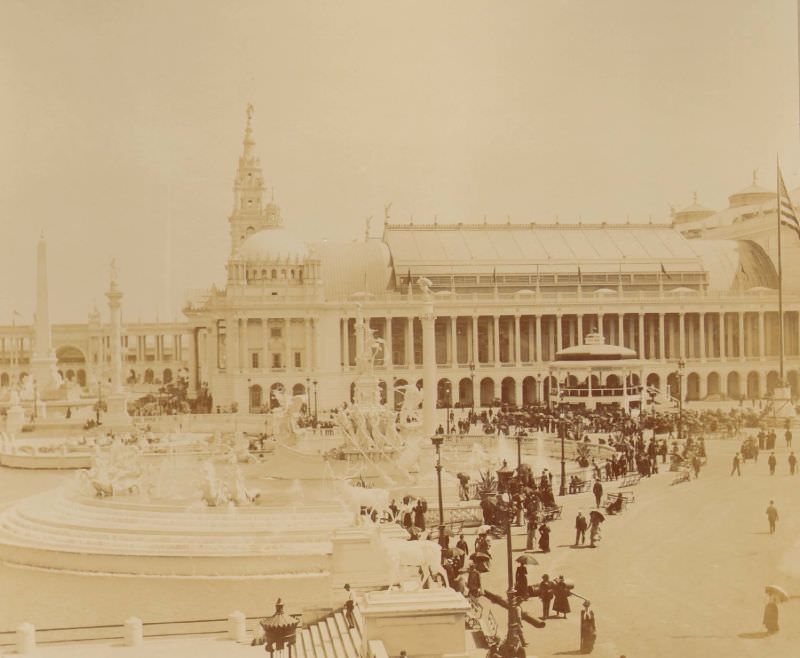 #150 MacMonnies fountain, World’s Columbian Exposition, Chicago, 1893