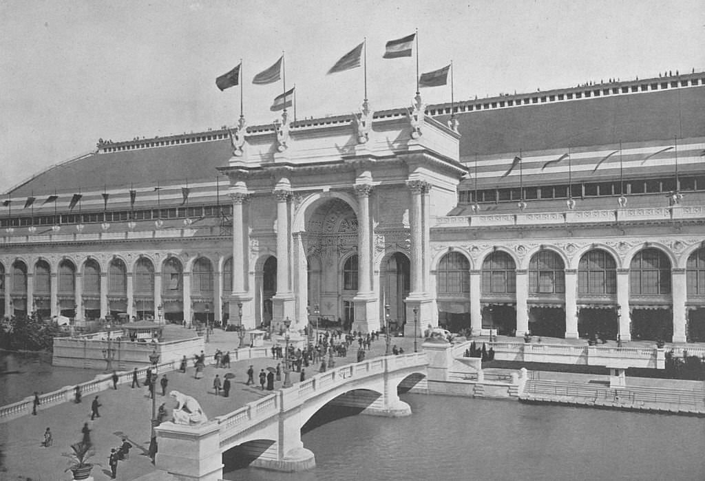 #33 Bridge Over The Lagoon At The World’s Columbian Exposition, 1893
