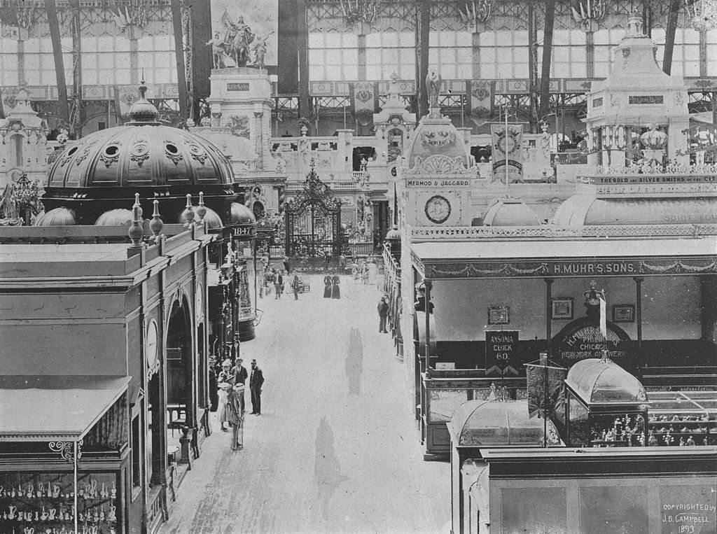 #34 The Great Iron Gates In The German Exhibit At The World’s Columbian Exposition, 1893