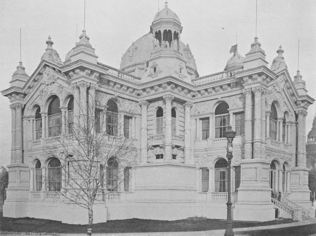 #22 The building erected by the Republic of Brazil at the World’s Columbian Exposition in Chicago, 1893.