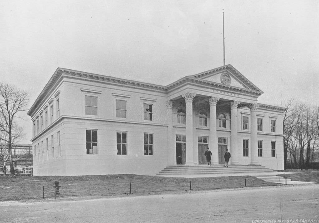 #40 The Nebraska State Building at the World’s Columbian Exposition in Chicago, Illinois, 1893.