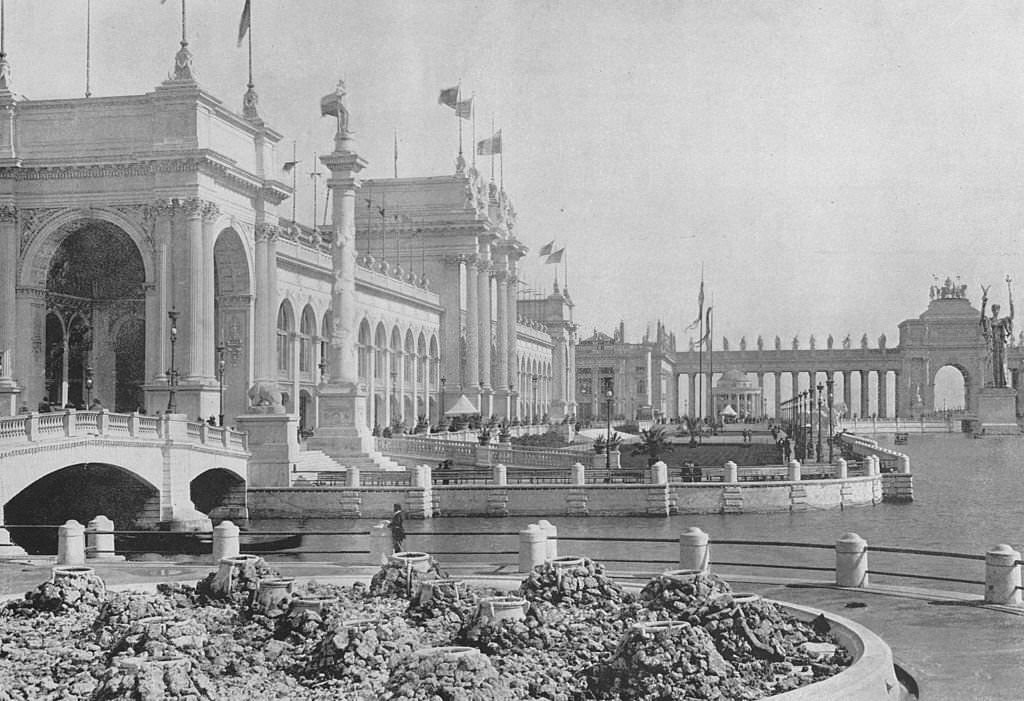 #132 South Entrance To Manufactures Building at The World’s Columbian Exposition, 1893