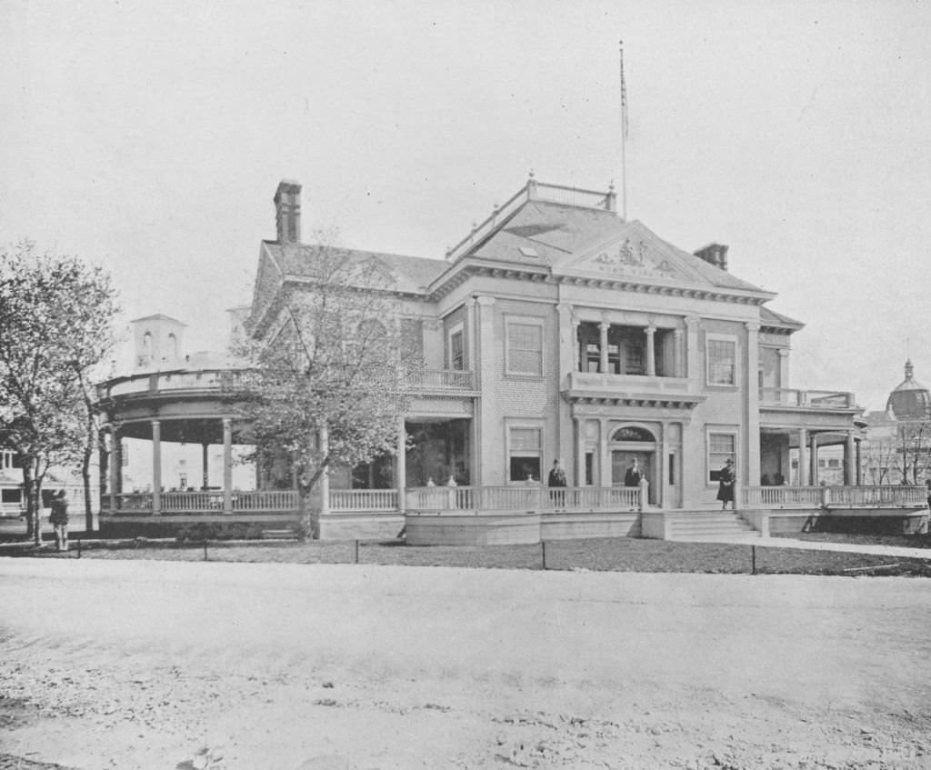 #51 The West Virginia State Building at the World’s Columbian Exposition in Chicago, Illinois, 1893.