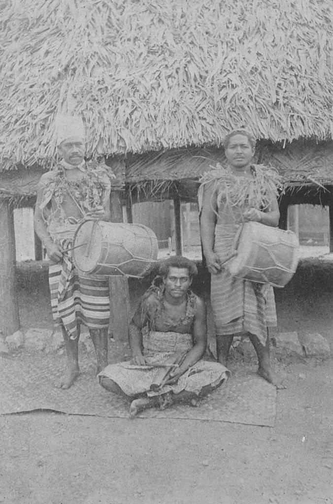 #54 A group of South Sea Island Musicians at the Midway Plaisance during the World’s Columbian Exposition in Chicago, 1893.