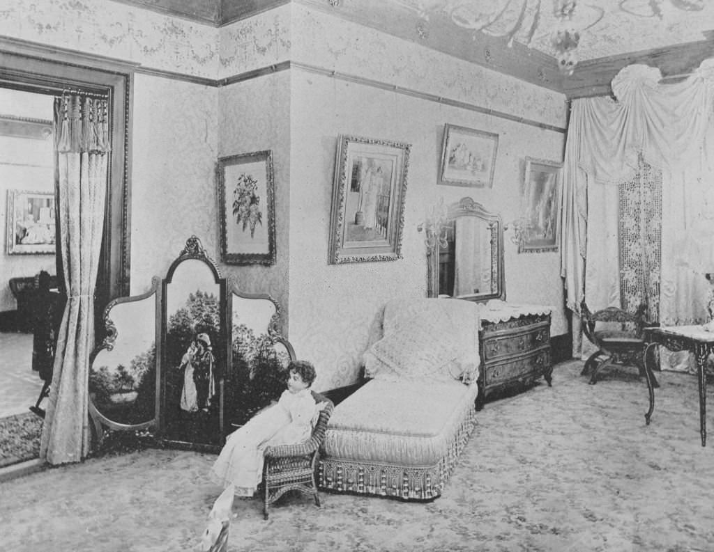 #134 Nineteenth Century Lady’s Boudoir at The World’s Columbian Exposition, 1893