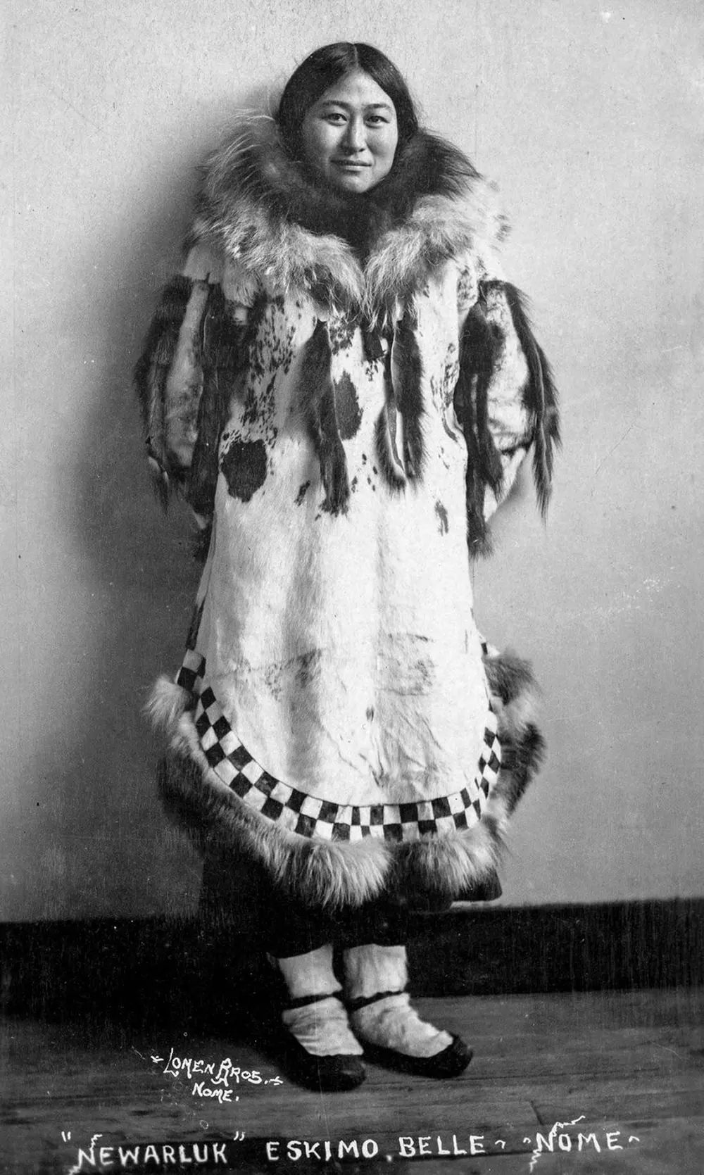 #9 Newarluk, an Eskimo woman. 1915.