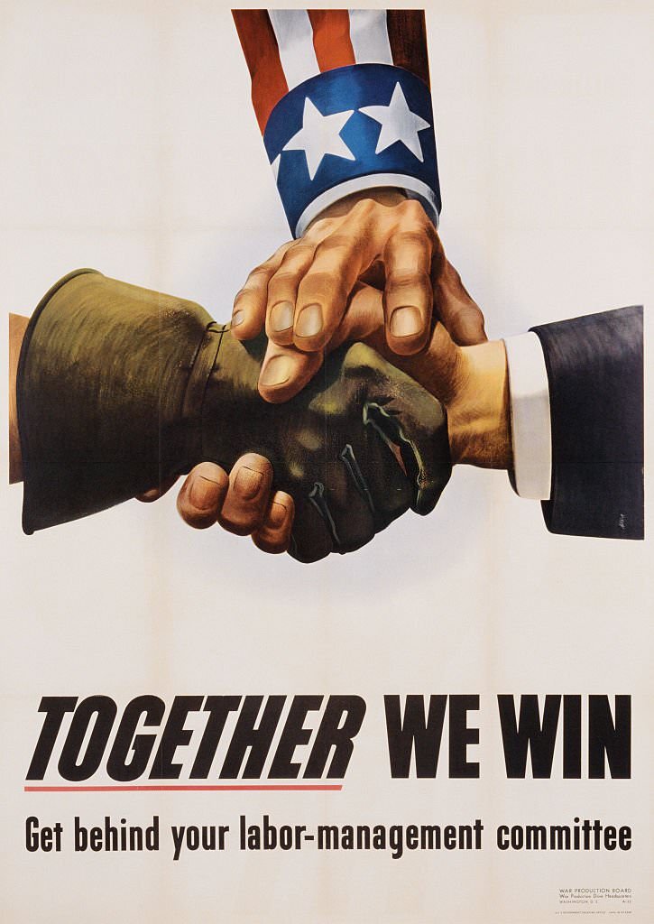 #3 Together We Win Labor-Management Poster