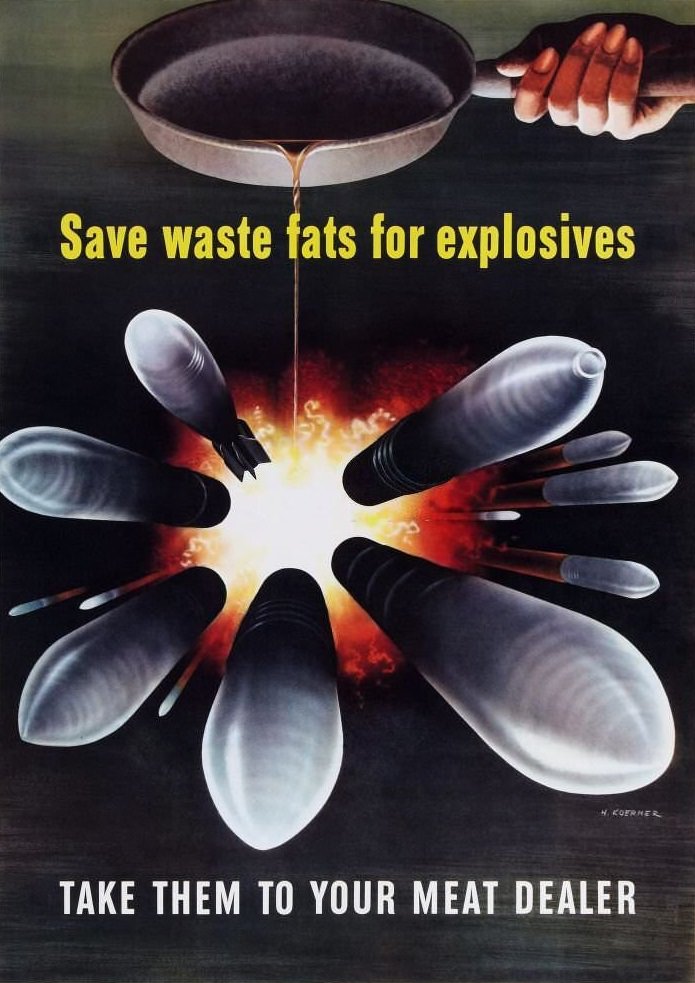 #120 World War Ii Poster Art, poster, 1943.