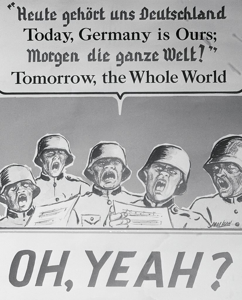 #18 Oh, Yeah? World War II Poster by MacLean