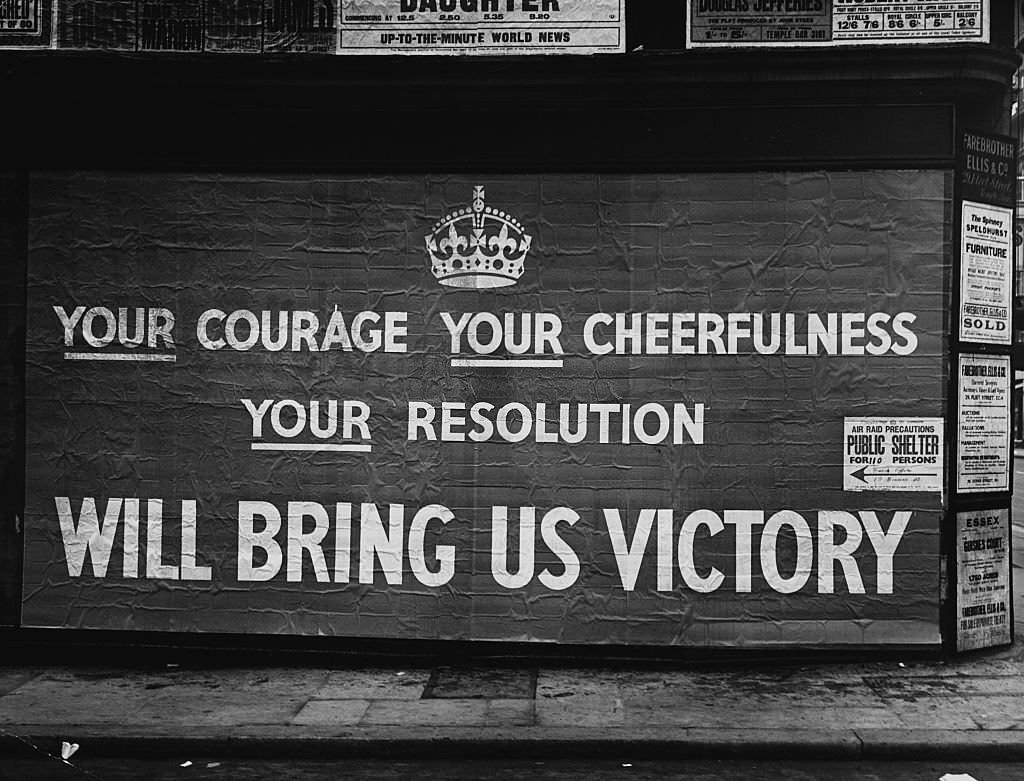#173 One of the many war time posters now making an appearance in the streets.