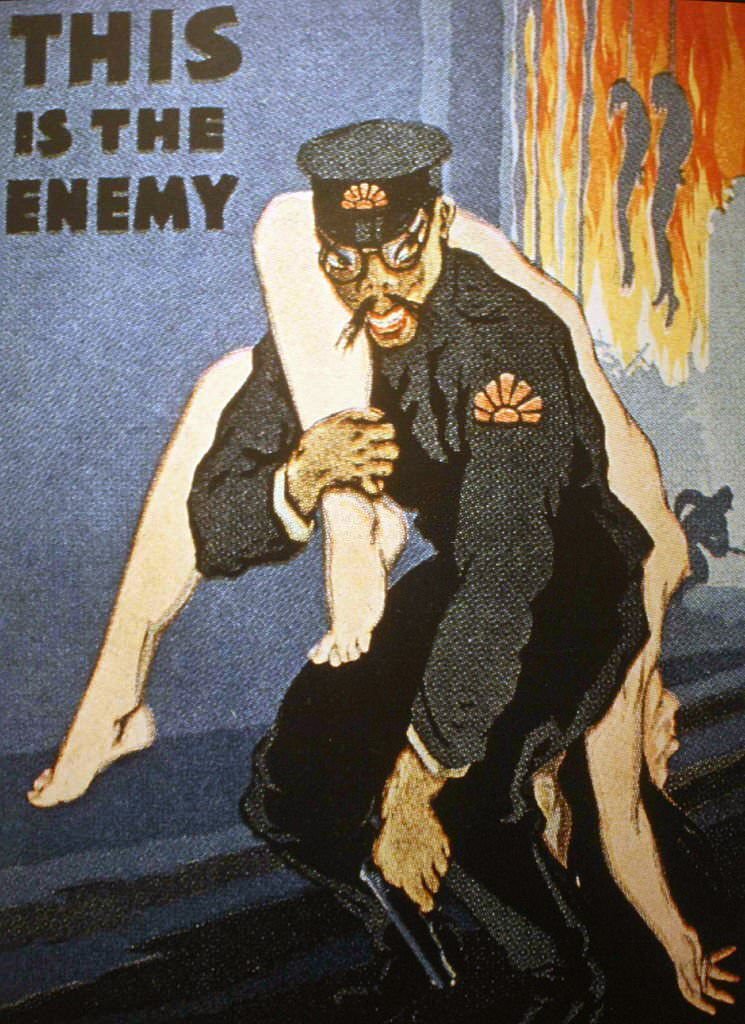 #20 Anti-Japanese propaganda poster ‘This is the enemy’ 1942.