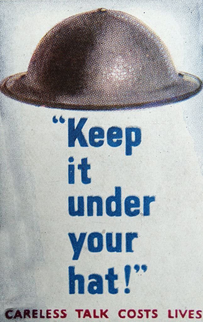 #26 Propaganda poster encouraging people to not reveal secrets
