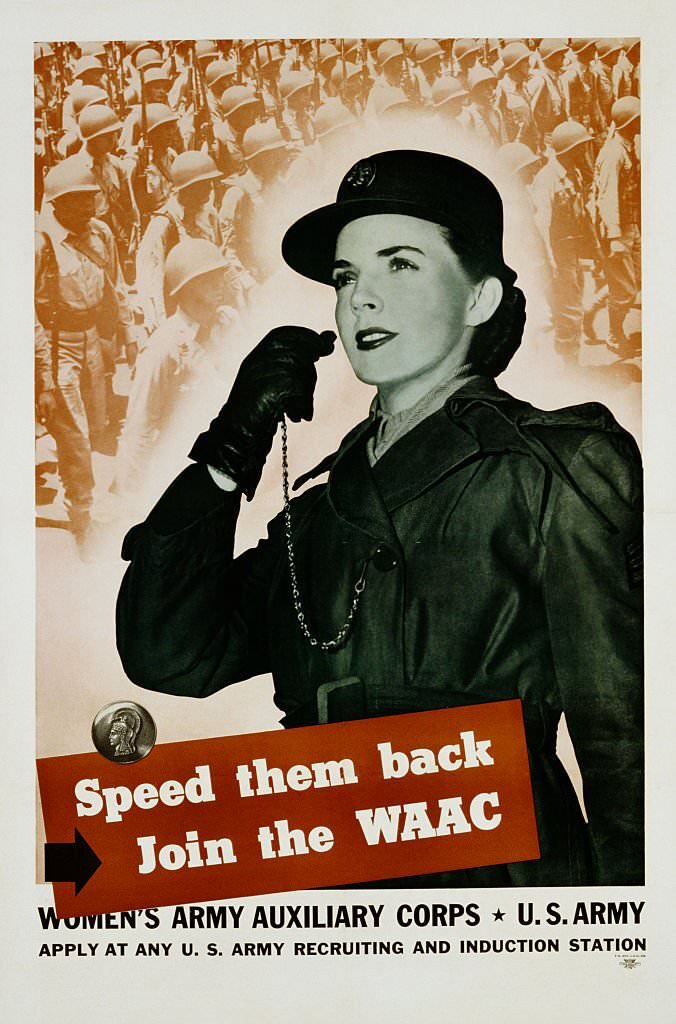 #39 Speed Them Back, Join the WAAC Poster