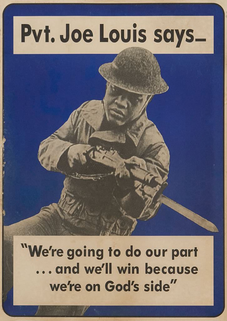 #46 Pvt. Joe Louis Says Poster