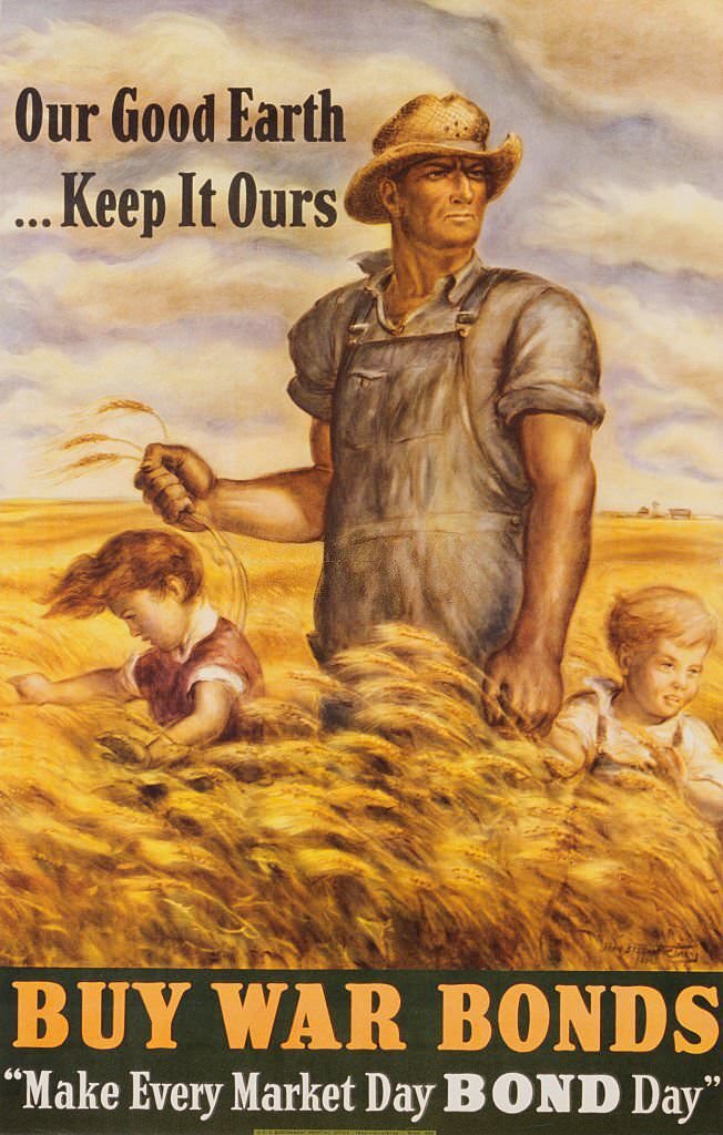 #7 Our Good Earth…Keep it Ours War Bonds Poster by John Steuart Curry
