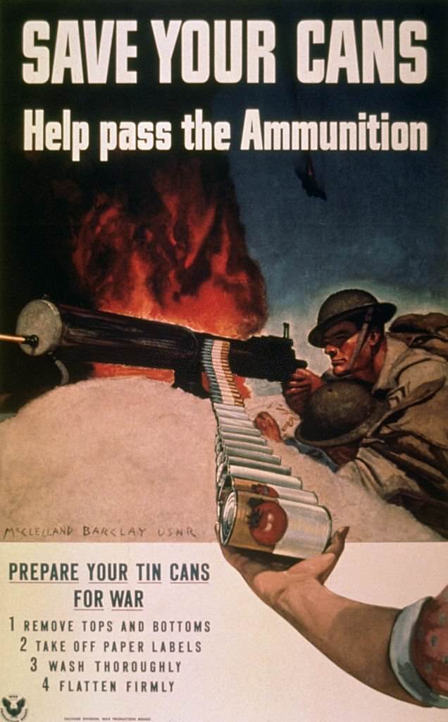 #58 Save your Can/ Help Pass the Ammunition by McClelland Barclay.