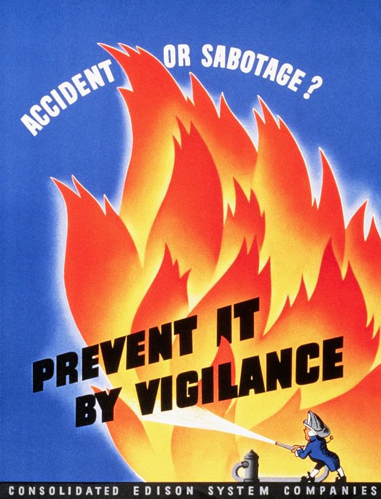 #62 Accident or Sabotage? Prevent it by Vigilance Poster