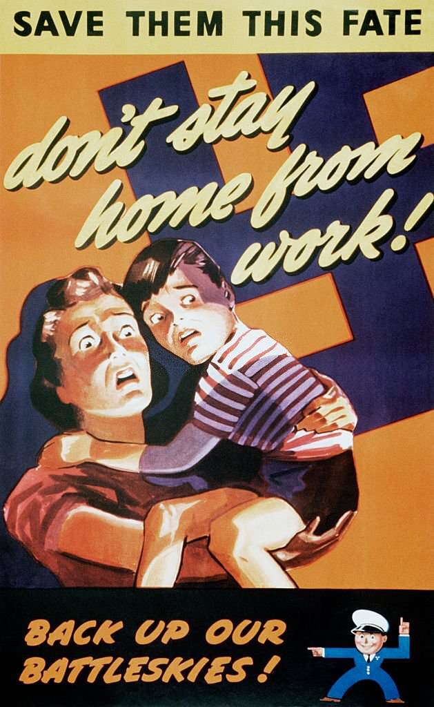 #64 World War II War Effort Poster