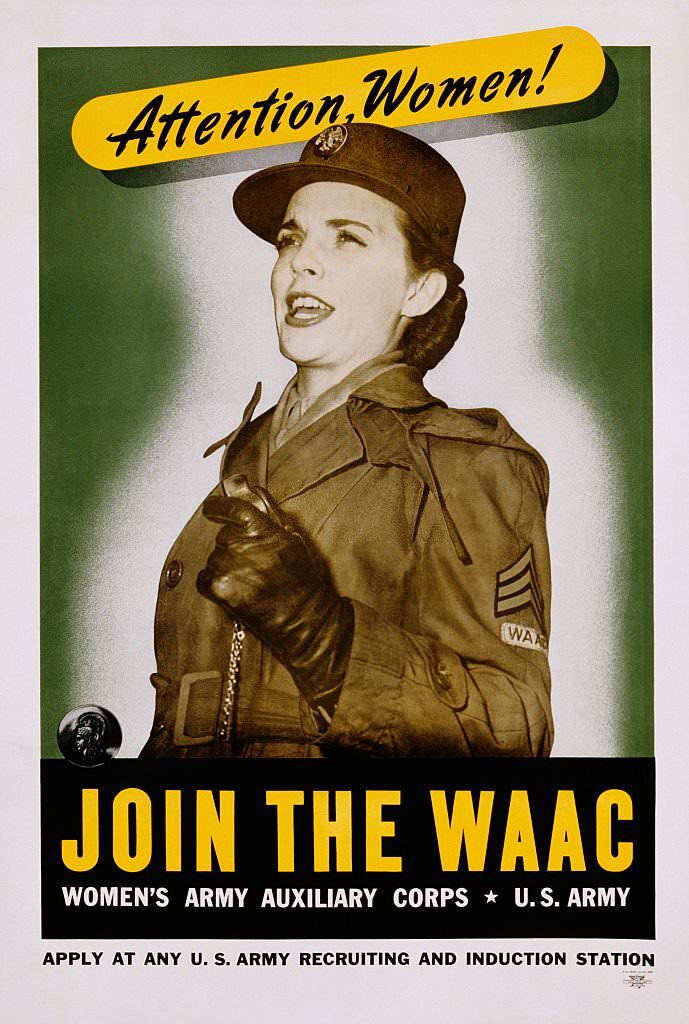 #76 Join the WAAC Recruitment Poster.