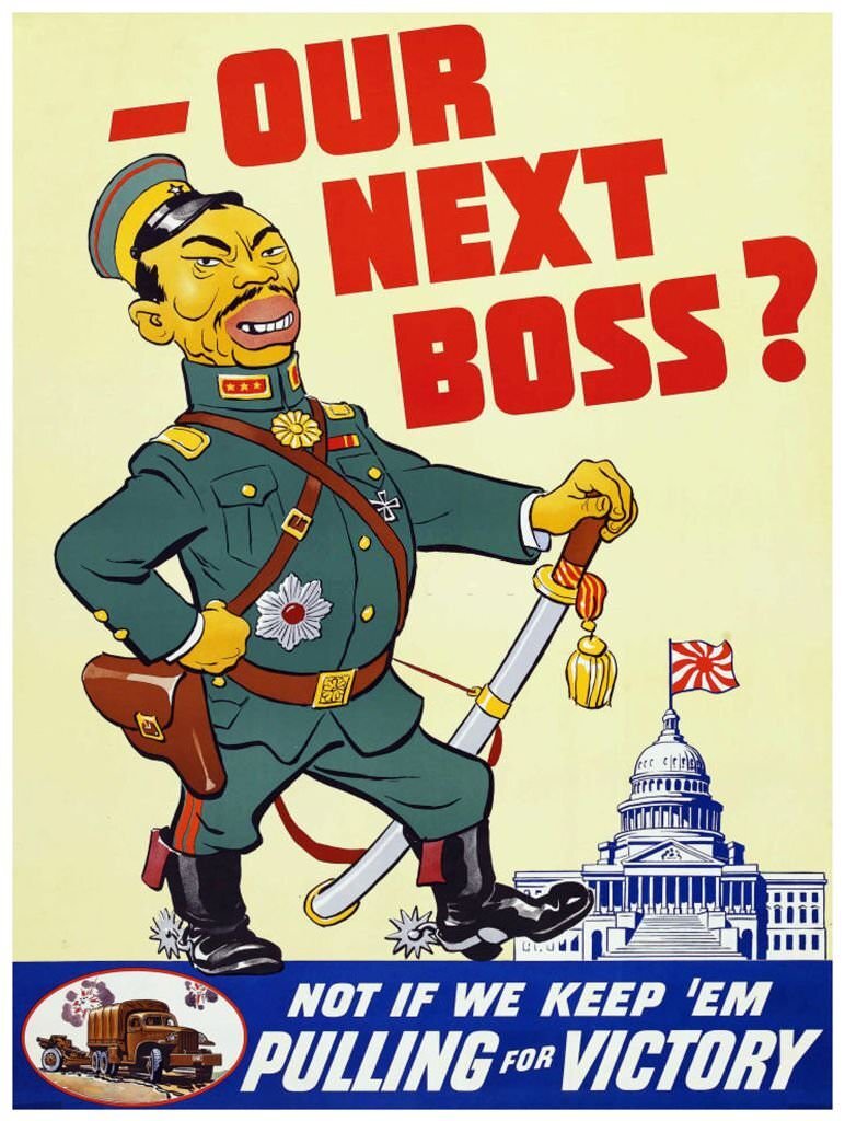 #89 US Army anti-Japanese propaganda poster, World War II (1941-1945