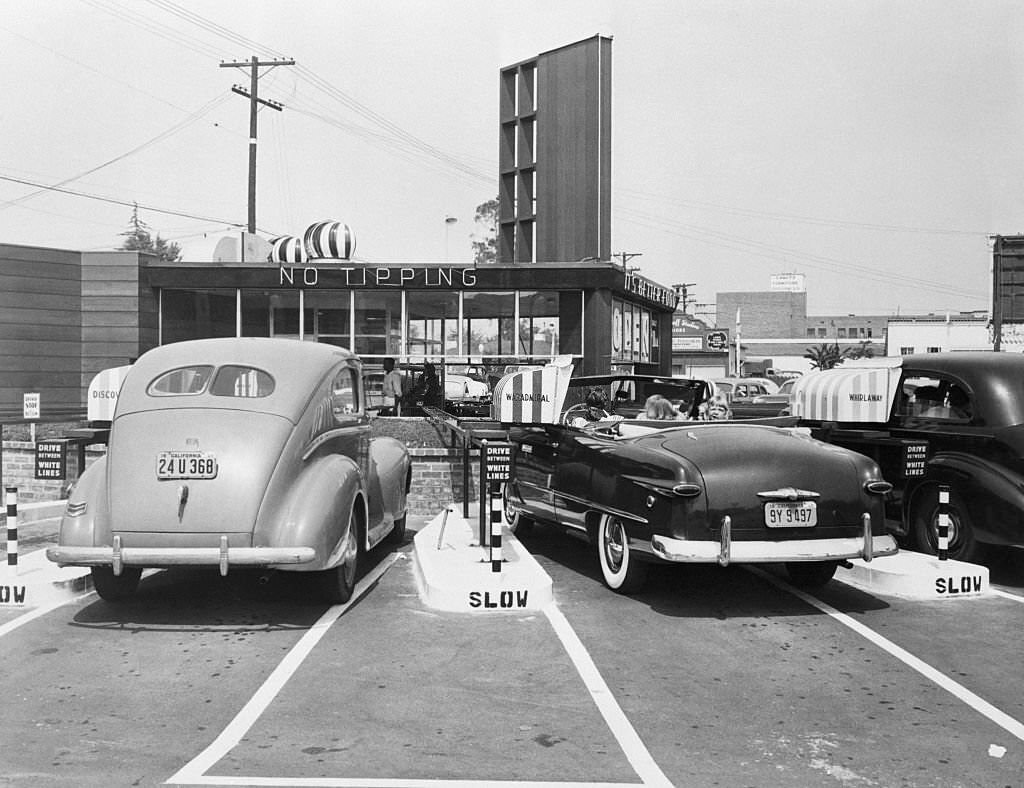 #24 Cars at Automated Drive-in Restaurant.