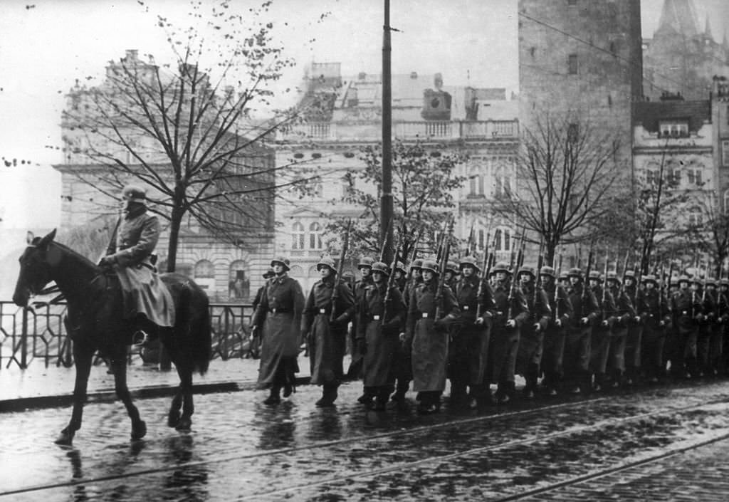 #43 The German occupation of Bohemia and Moravia on March 15, 1939.