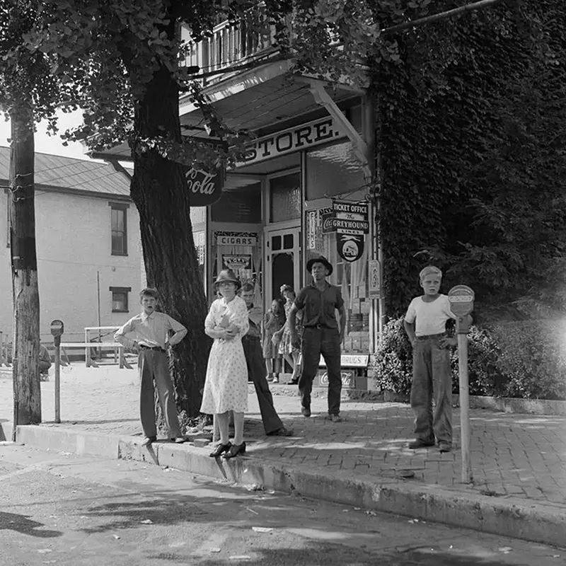 #30 The Greyhound station in Gettysburg, Pennsylvania.