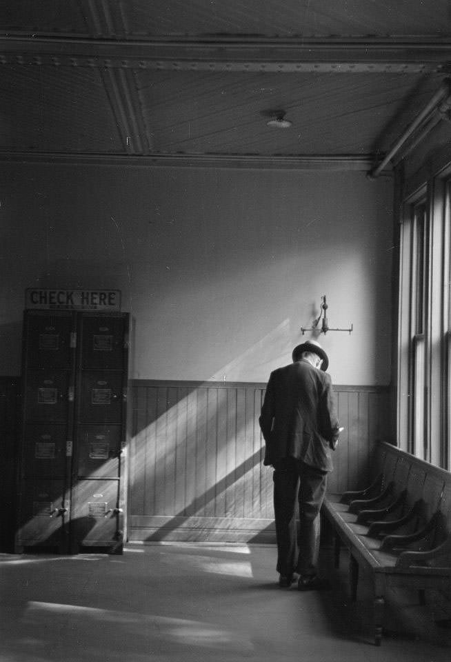 #2 Interior of railroad station, Hagerstown, Maryland