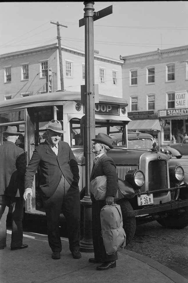 #9 Main street of Hagerstown on Saturday afternoon, Maryland