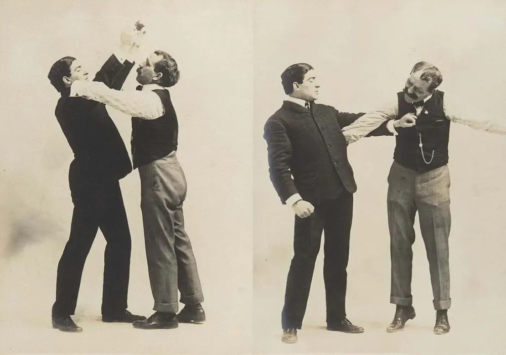 #11 Historic Victorian Self-defense Guide that shows different Self-defense Maneuvers, 1895 #11 Sports