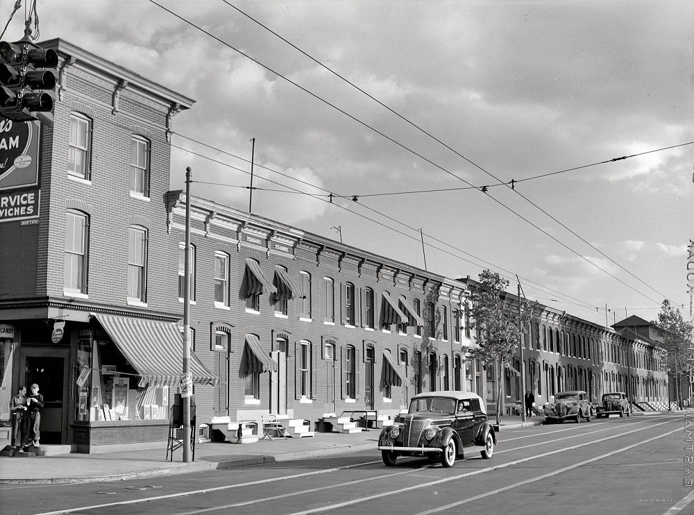 #1 Row houses, Baltimore, June 1940