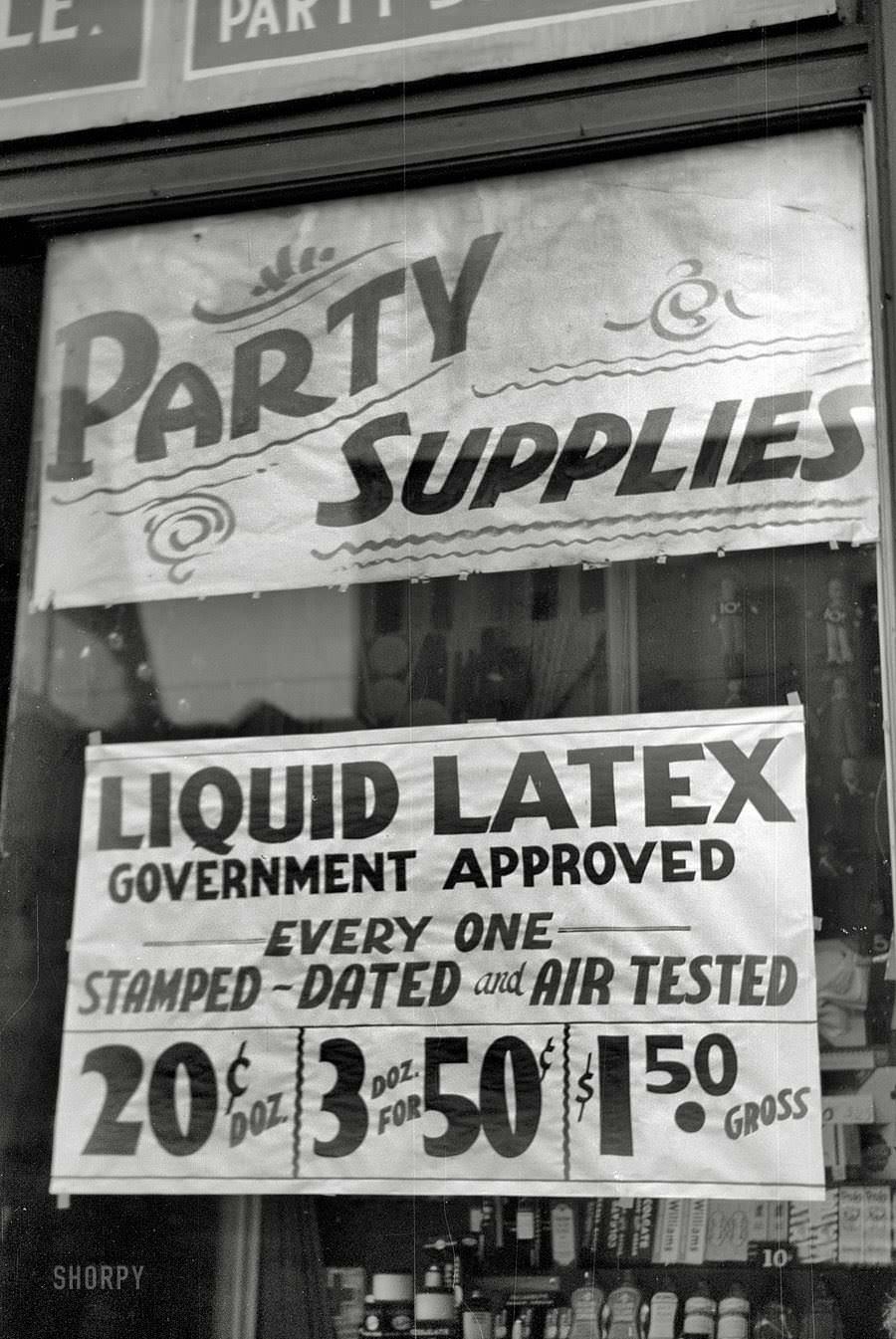 #5 Sign on Baltimore Street, Baltimore, April 1939