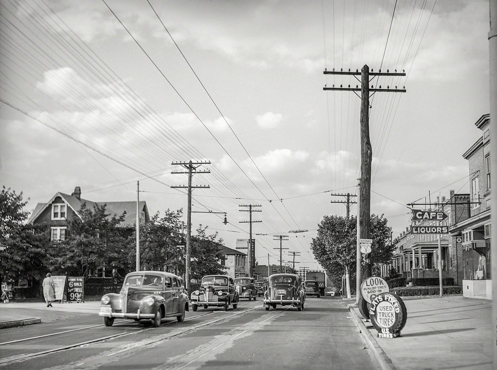 #70 Baltimore-Washington Boulevard. U.S. Highway No. 1. Baltimore, Maryland, June 1940