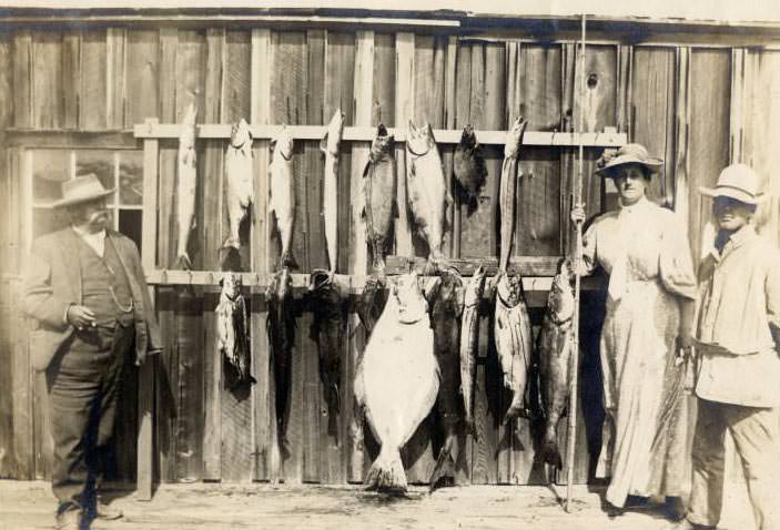 #105 Tillie’s Catch one day at Capitola, 1906