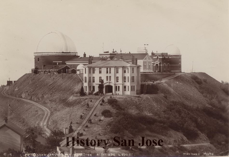 #108 Lick Observatory, Mt. Hamilton, Altitude 4200 ft, 1895