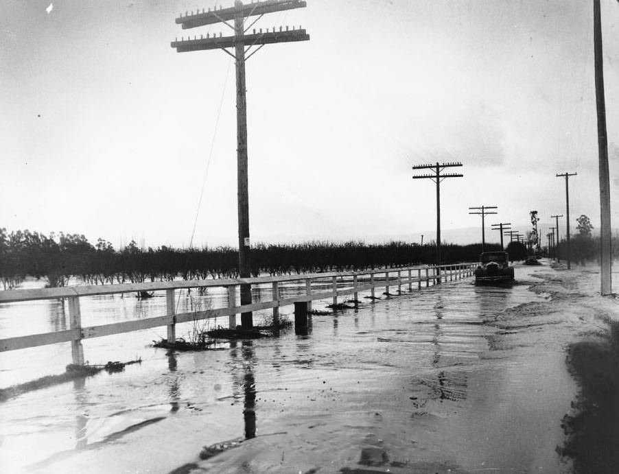 #74 Flood conditions near Agnew, California, 1931