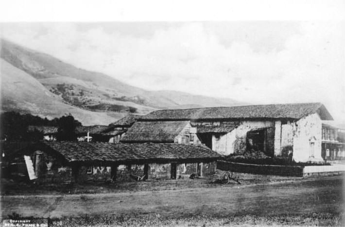 #3 Oldest view of Mission San Jose de Guadalupe in San Jose, 1876